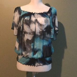 Sheer loose fitting top